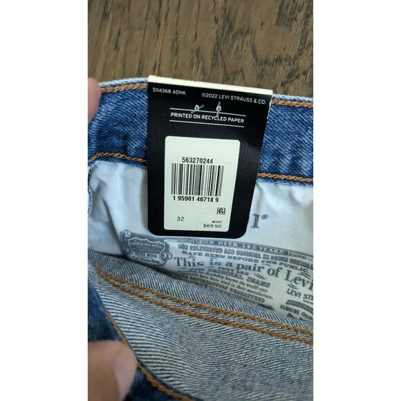 Levi's 501 Frayed Jean Shorts NEW - Picture 6 of 7